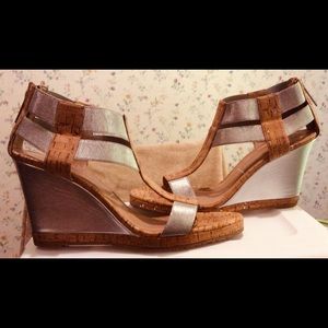 Donald J. Pliner Silver Wedges